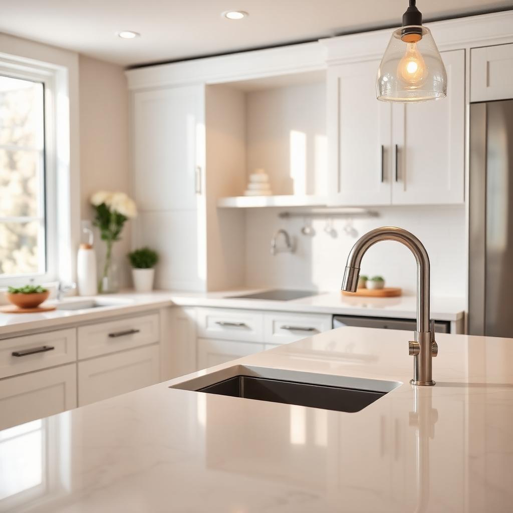 Sparkling clean kitchen after a deep house cleaning in Winder, GA